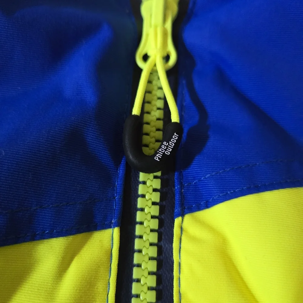 PHIBEE Youth, See Sizing, Colorblock Hooded, Zip Up Ski Jacket-NWT - Picture 6 of 16